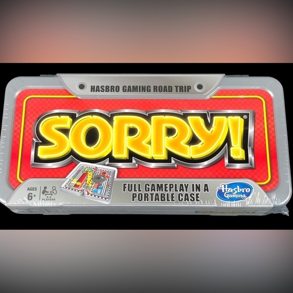 Hasbro Other - Hasbro Gaming Road Trip SORRY! Board Game Full Gameplay In a Portable Case (045)